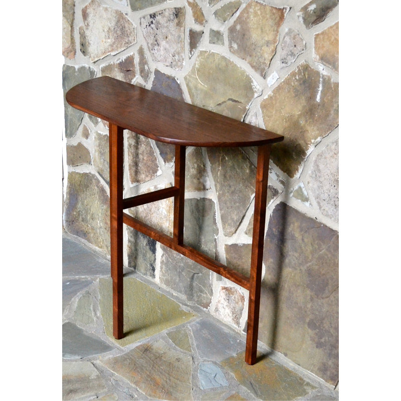 36'' W Solid Wood Console Table, Walnut