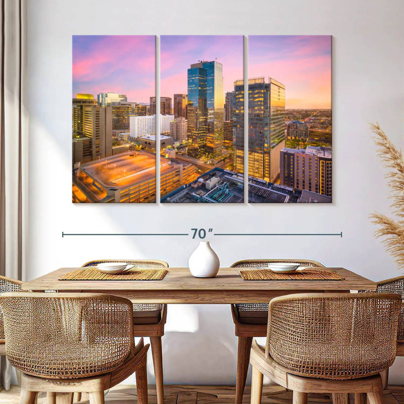 Nicci Phoenix Cityscape, 20" H x 33" W