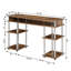 Bureau d'écriture avec tablettes sans outils Edwin-55858047