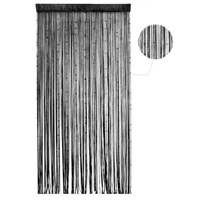 Alliya Light Filtering Rod Pocket String Curtain Set of 2