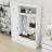 Elegant Hall Tree with Adjustable Compartments and Concealed Drawers-129338997