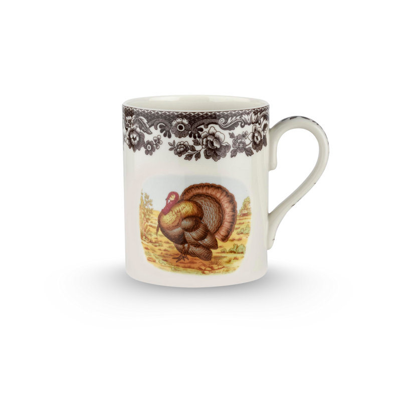 Spode Woodland Turkey Mug 16 Oz Turkey