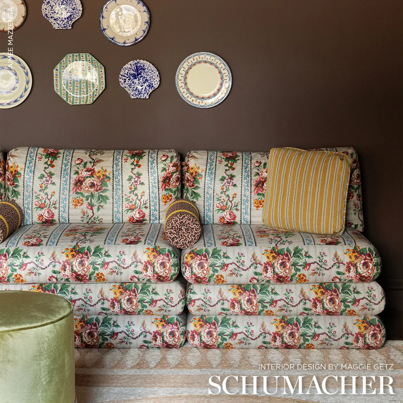 Schumacher X Rita Konig Elizabeth Chintz Fabric