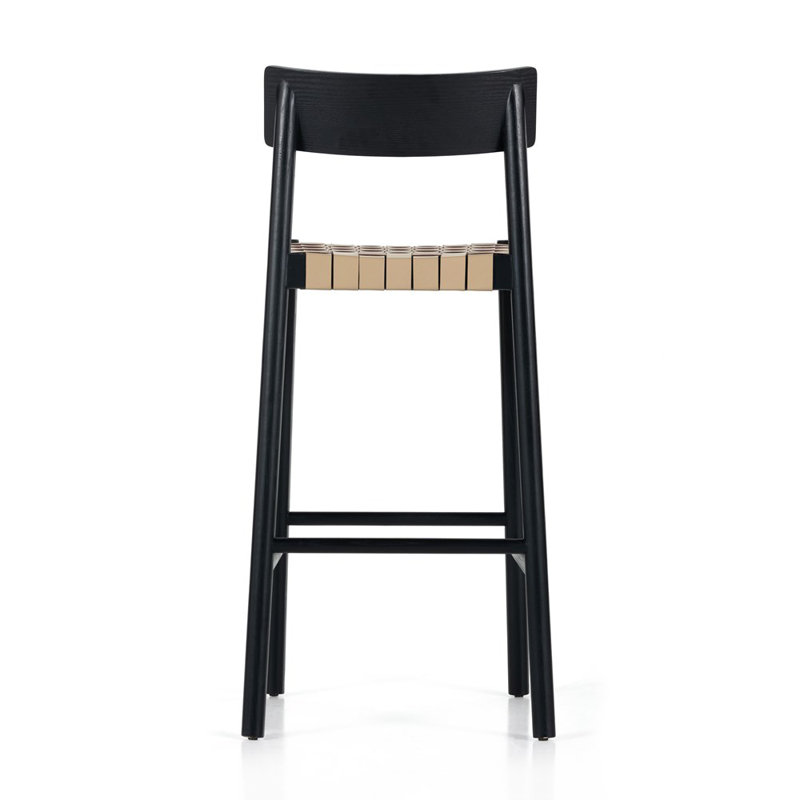 Hursten Leather Stool, Bar Stool (31" Seat Height)