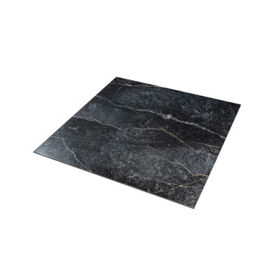 Pinnacle 32 po x 32 po Carreau de mur et de plancher en porcelaine ambre brûlé minuit mat (13,78 pieds carrés / caisse) - paquet de 2