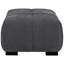 Rectangle gris anthracite rembourré, structure en mousse stratifiée, siège en cascade, conception en grille, support à profil bas noir contemporain avec revêtement, pour une fonction polyvalente, coussin,-130761194