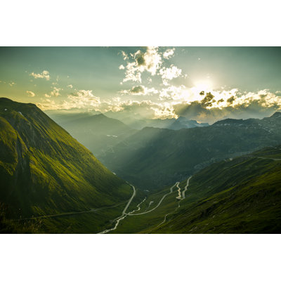 Furka High Mountain Pass - Wrapped Canvas Print