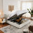 Hydraulic Platform Bed With Integrated Headboard And Storage Functionality-833666
