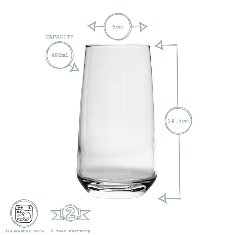 480ml Wine Glass Set