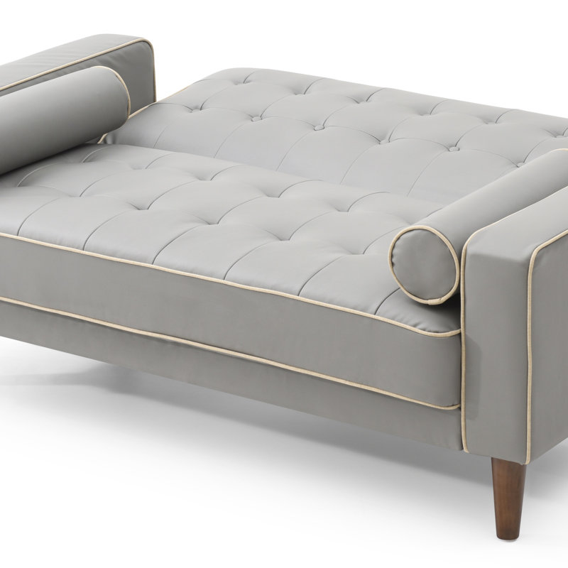 Causeuse contemporaine pour le salon, Gris