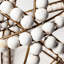 Sculpture 9 po en or et perles en bois blanches et dorées-2114281533-2015173001