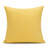 Excellere Home 20 in x 20 in Yellow Decorative Cotton Throw Pillow Inserts, Textured Clipped Dot Boho Cushion, 2-Pack