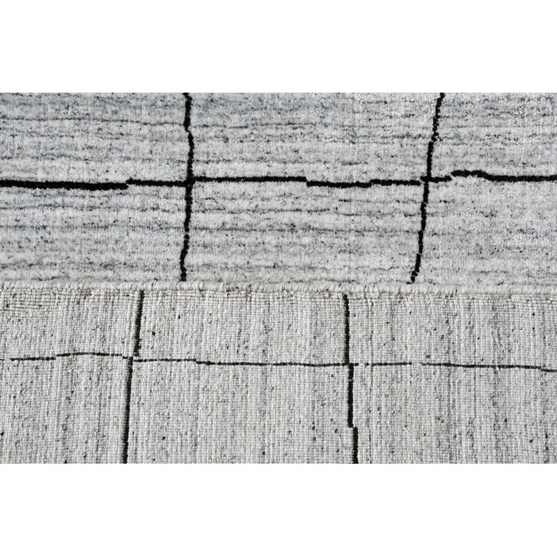 Berlene Abstract Grid Area Rug, Rectangle 5' x 8'