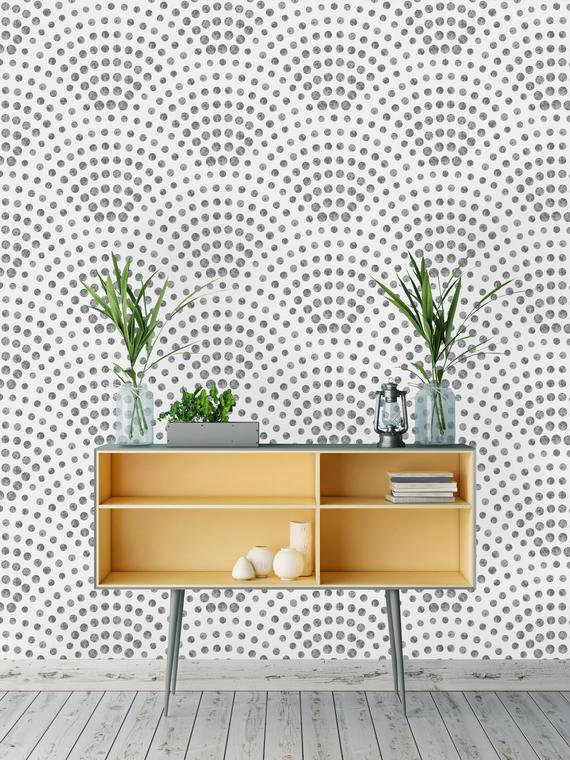 Oakden Removable Scalloped 10' L x 25" W Peel and Stick Wallpaper Roll