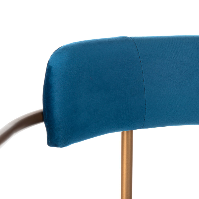 Saito 19'' H Upholstered Armchair, Navy