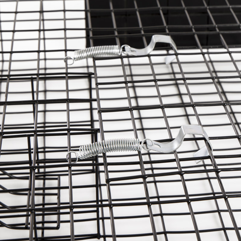 Cage à siphon 2 portes en métal robuste Squirrelinator Squirrel Squirrel Squirrel, H 5 po x l 24,5 po x P 24,5 po