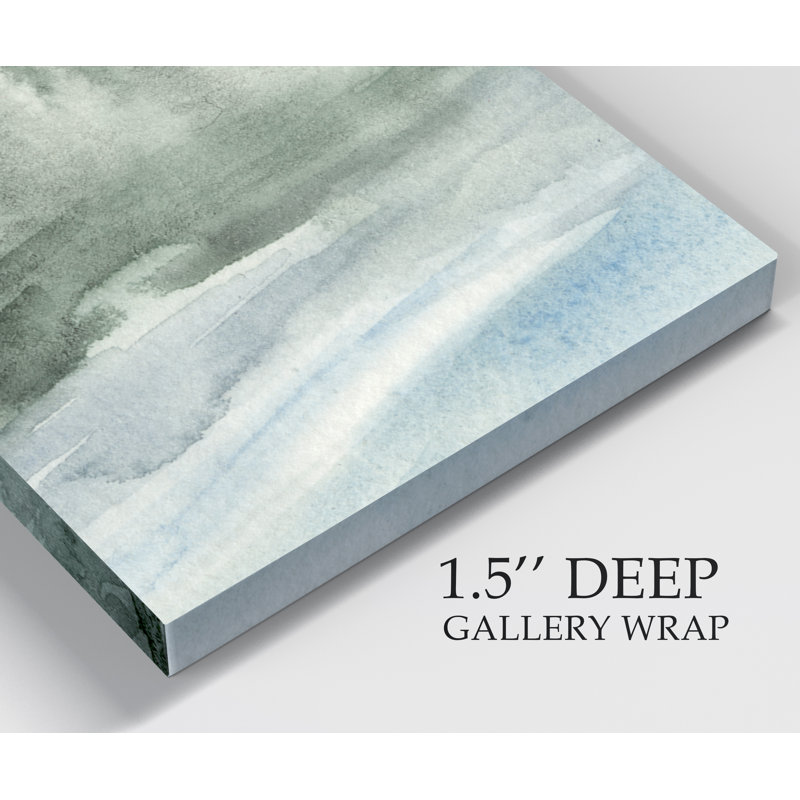 " Evergreens In The Distance I ", 32" H x 24" W x 1" D, Wrapped Canvas