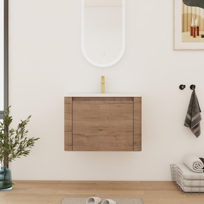 28'' Single Bathroom Vanity With Ceramic Top