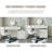Makeup Vanity with Light mirror,5 drawers