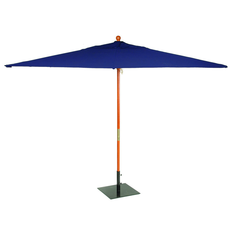 Parasol de marché rectangulaire 10 pi x 6 pi Oxford Market, Toile bleu marine Sunbrella®