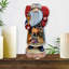 Figurine de chef-d'œuvre faunique en bois sculpté