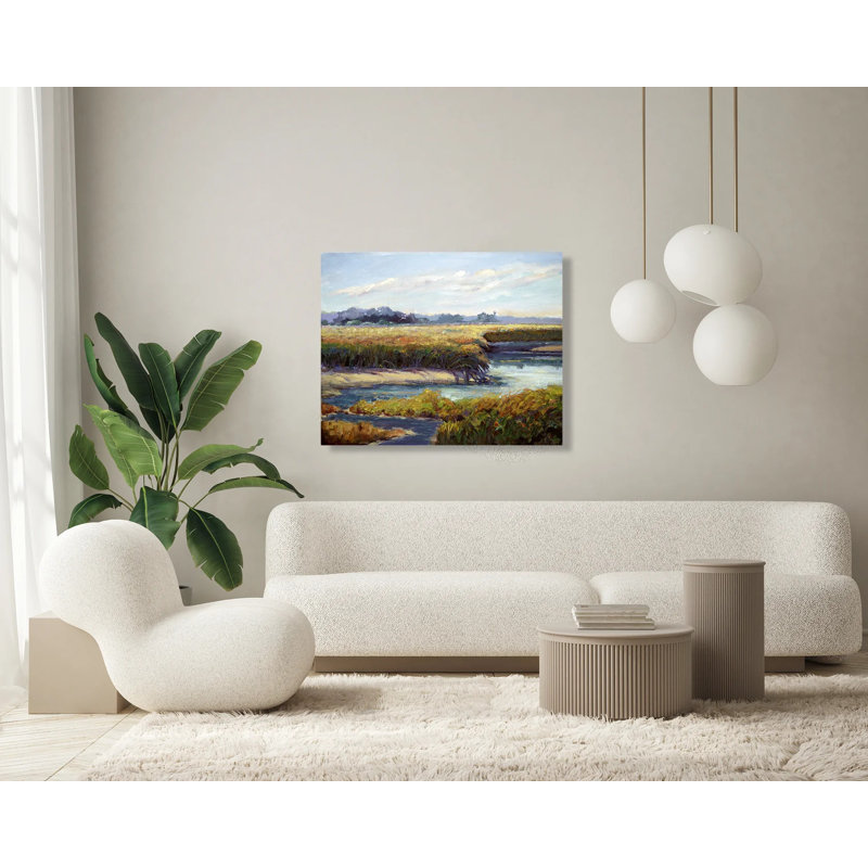 Kiawah Marsh Waterway Print, 30" H x 40" W x 2" D, Unframed
