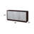 Metallic Silver & Walnut Finish Console Cabinet