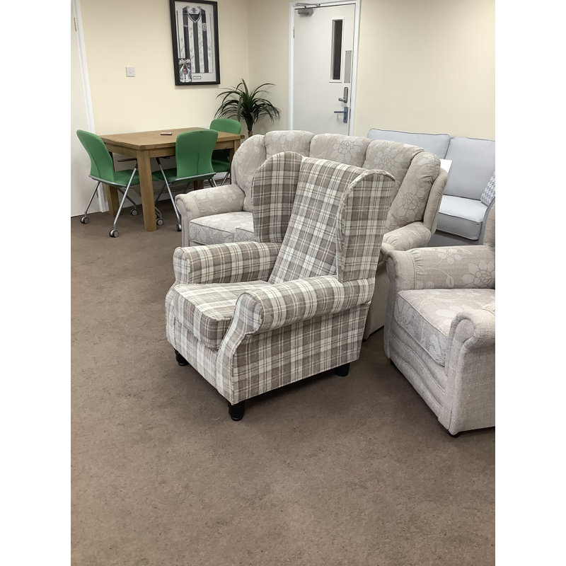 Northampt Upholstered Armchair, Beige