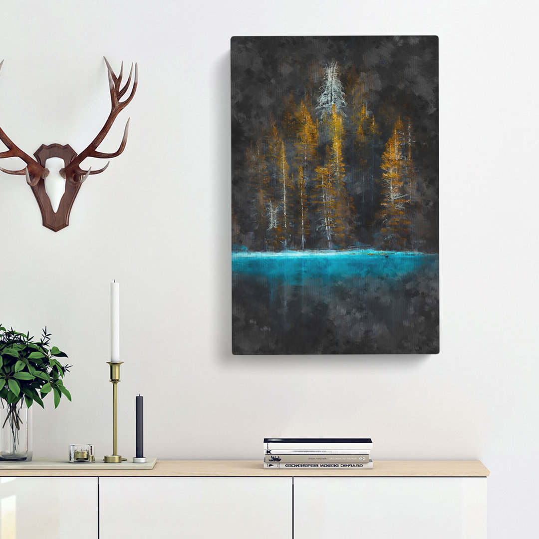Lake In Yosemite California - Wrapped Canvas