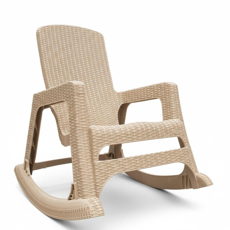 Chaise berçante d'extérieur 30 po Taupe
