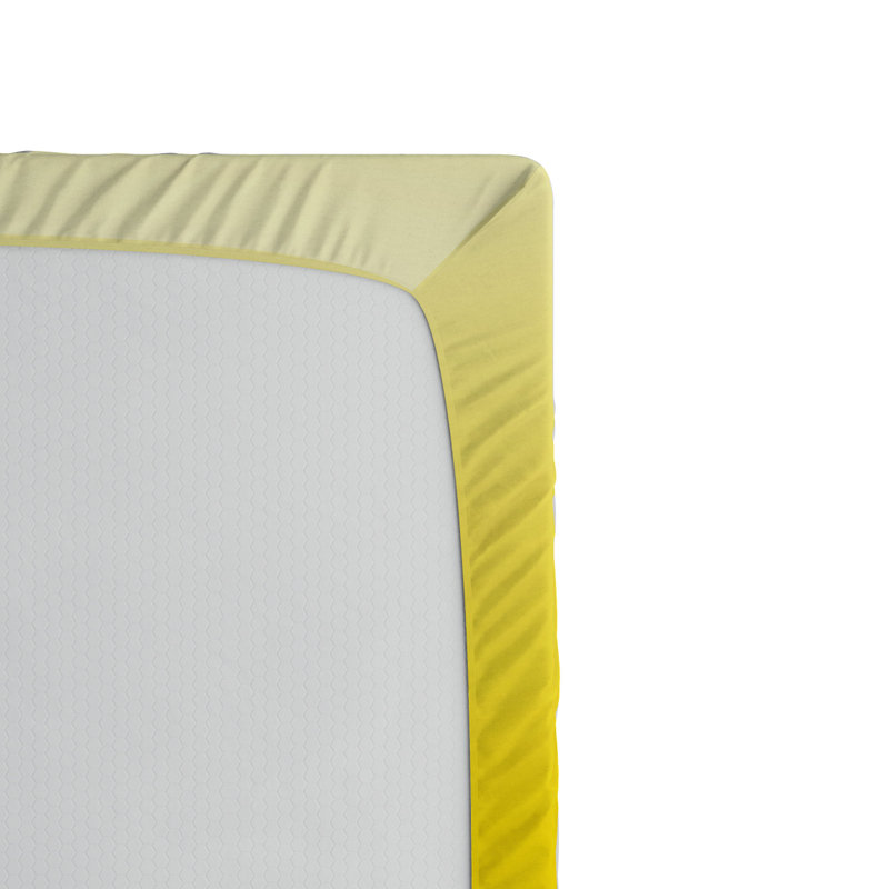 Microfiber Fitted Sheet, Full Fitted Sheet, Yellow Ombre