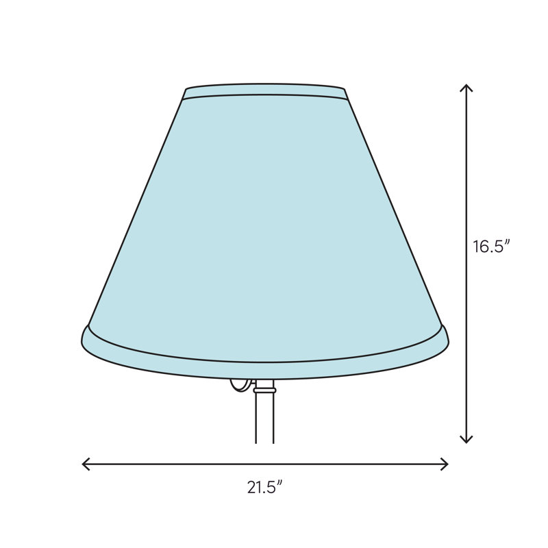 Lampe empire en métal H 16,5 po Tracey Boyd