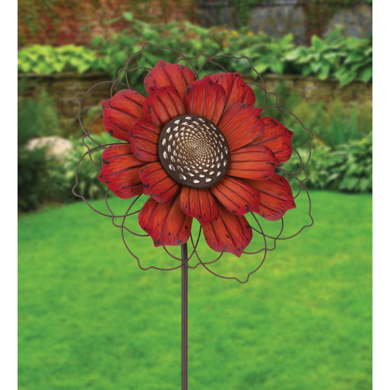 Piquet de fleur géant rustique, Rouge