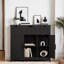 Armoire de rangement multifonctionnelle l 35,4 "x H 31,1" avec tiroirs et tablettes réglables, blanc-1808343425