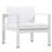 Aynura Modern Aluminum Outdoor Lounge Chair with Cushions-96924412