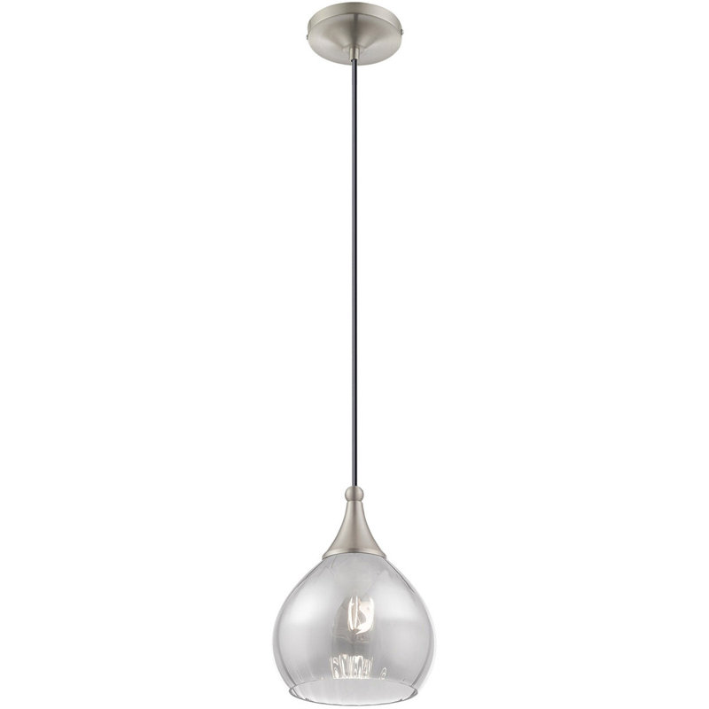 Luminaire suspendu en forme de dôme à 1 lumière Wander