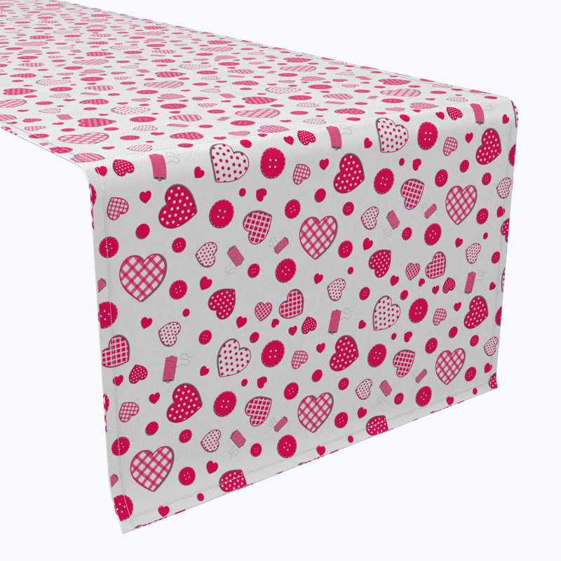 Rectangular Cotton Table Runner, 16" x 90"