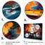 Billard Vibrant Break I, impression sur toile 3 pièces-2052037771