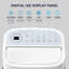 Climatiseur portatif 12 000 BTU Blanc 550 Sq.ft 46dB Ventilateur 4-en-1 avec télécommande pour dortoir pour bureau personnel