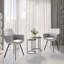 Metal Dining Chairs in Hide Leather-883128696