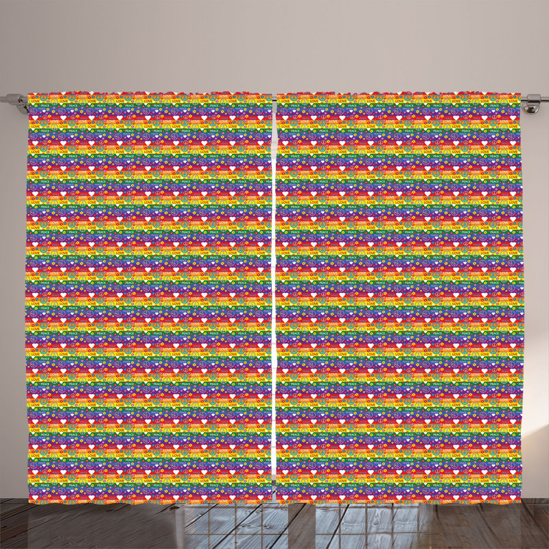 Polyester Standard Grommet / Eyelet Curtain Pair