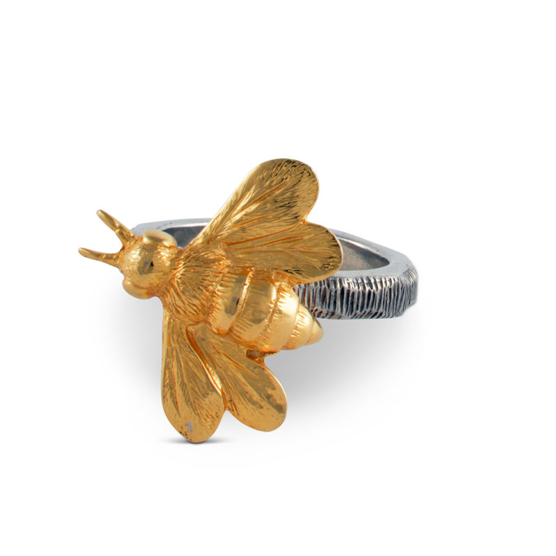 Bee Metal Napkin Ring