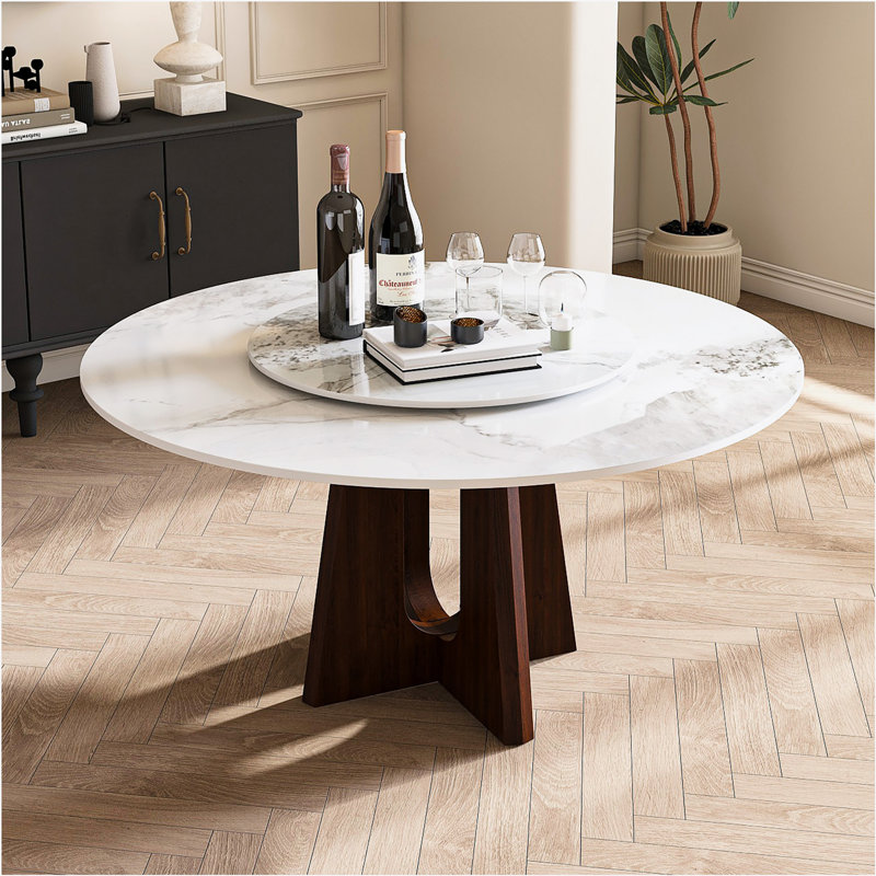 Table de salle à manger Modern Modern, H 30,05 po x L 59,05 po x l 59,05 po