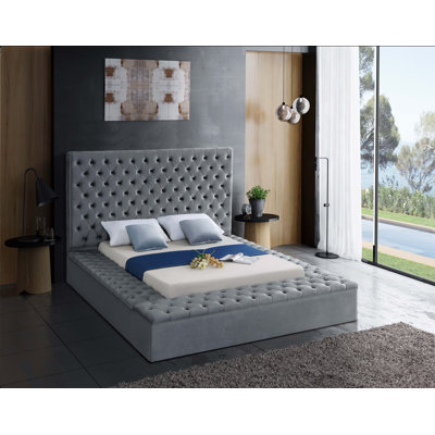 Johnnay Upholstered Platform Storage Bed