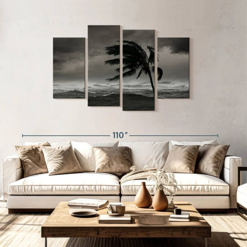Tempête de mer tropicale Alvord, H 48 po x l 75 po