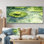 «Water Lotus Flower Tranquility At The Pond IV», impressions encadrées de lotus