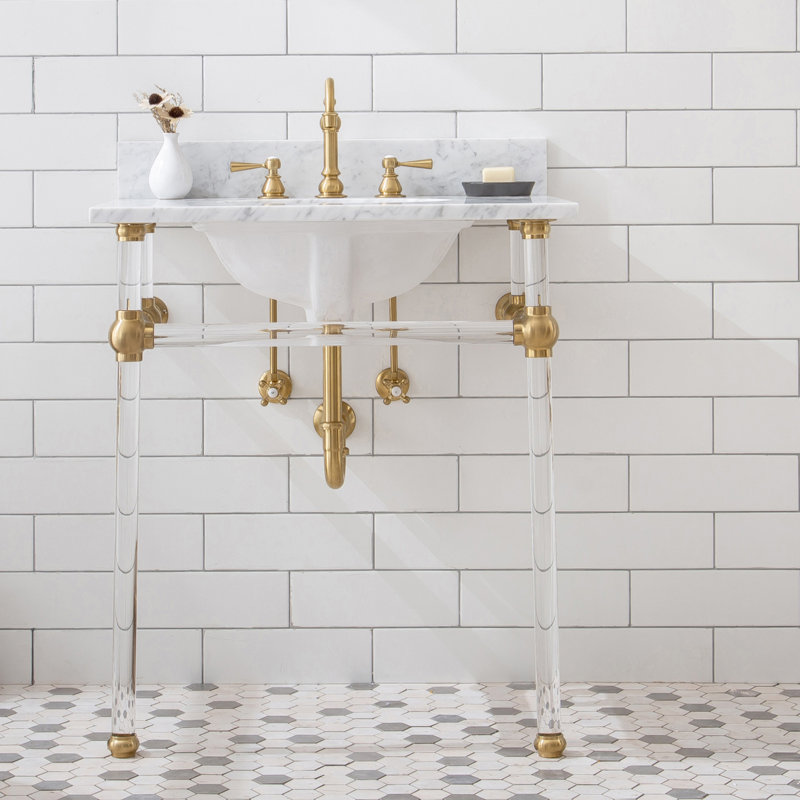 Nécessaire d'alimentation en eau Classic P-Trap, Laiton satiné