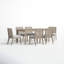 Ojai 66'' Rectangular 6 - Person Outdoor Dining Set with Armless Dining Chairs