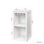 Armoire à vin modulaire de couleur blanche avec tablettes de rangement et huche pour salle à manger WHITE