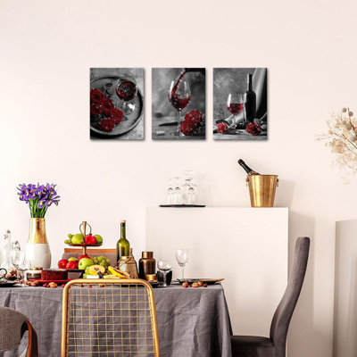 3 Piece Wrapped Canvas Wall Art